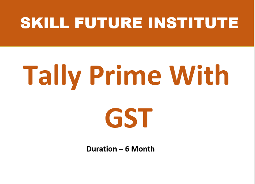 TALLY PRIME WITH GST